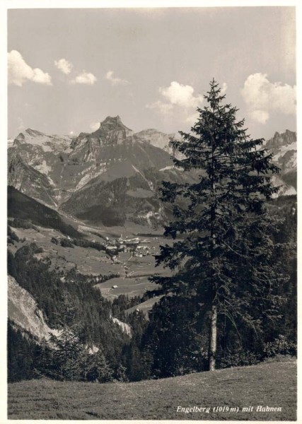 Engelberg mit Hahnen. 1935 Vorderseite