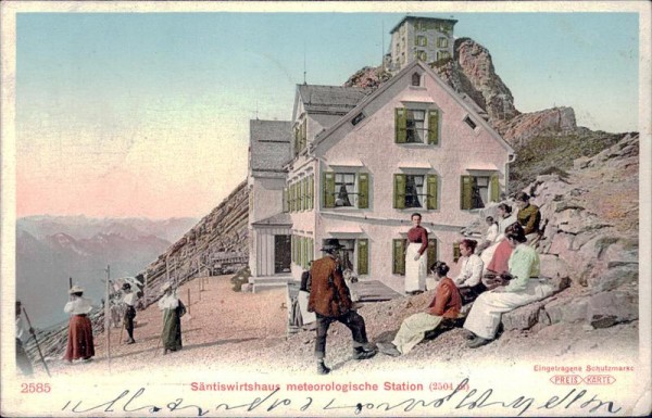 Säntiswirtshaus Vorderseite