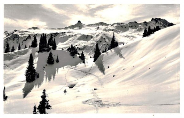 Skigelände Spitzmeilen (Flumserberg) Vorderseite