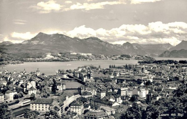 Luzern mit Rigi Vorderseite