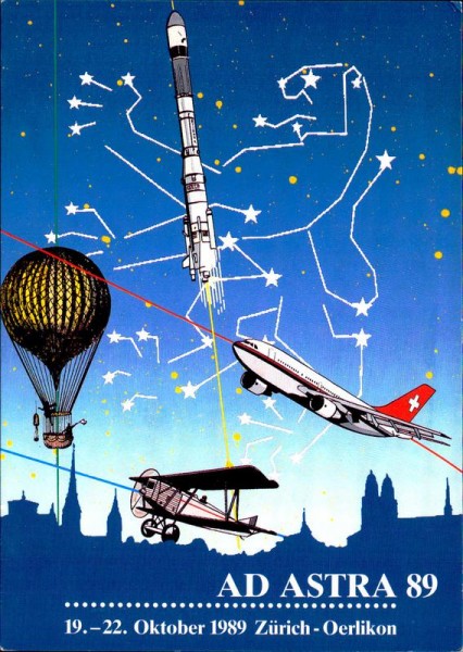 Ad Astra 1989, Zürich - Oerlikon Vorderseite