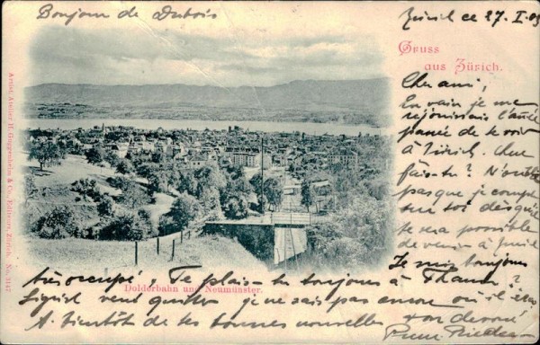 Gruss aus Zürich. Vorderseite