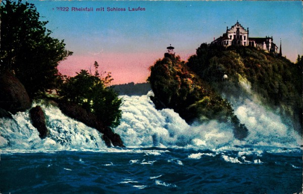 Rheinfall mit Schloss Laufen