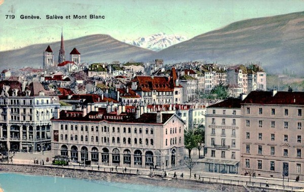 Genève, Salève et Mont Blanc Vorderseite