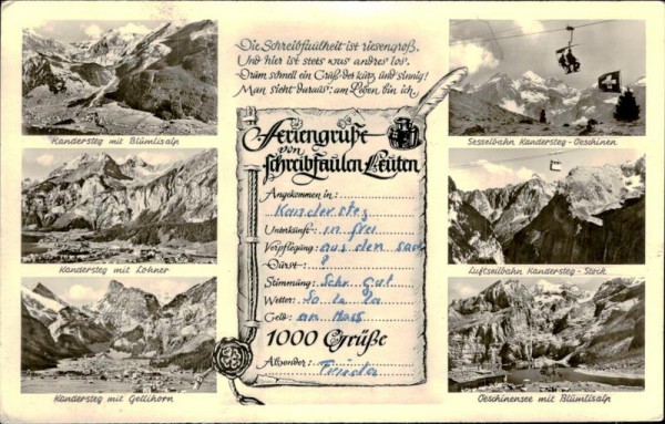 Kandersteg Vorderseite