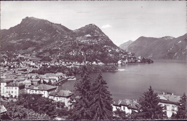 Lugano - Panorama con Monte Brè