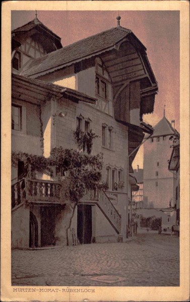 Murten-Morat-Rübenloch Vorderseite