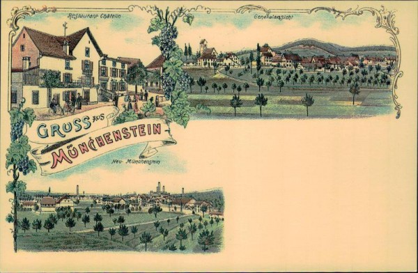 Gruss aus Münchenstein, REPRODUKTION Vorderseite