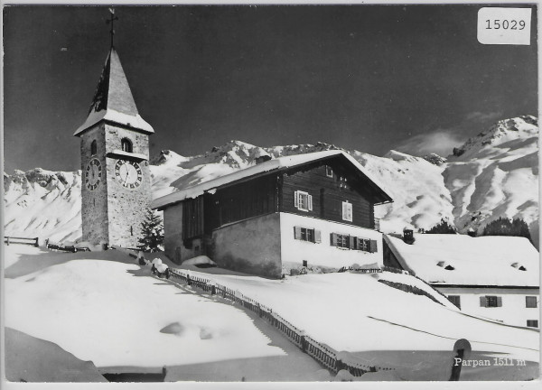 Parpan - Kirche im Winter en hiver
