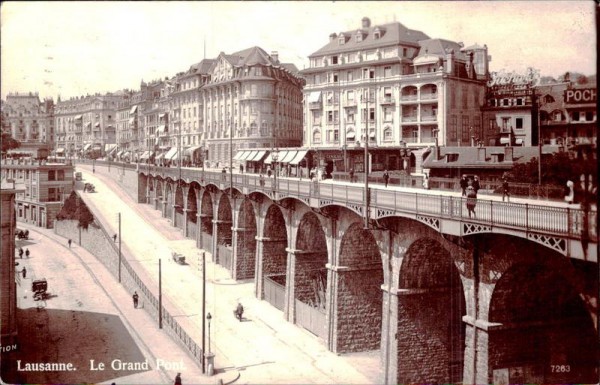 Lausanne - Le Grand Pont Vorderseite