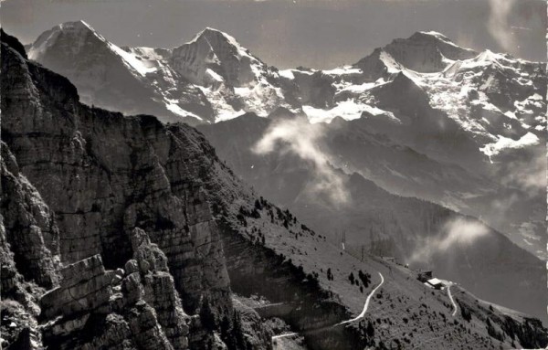 Schynige Platte, Eiger, Mönch, Jungfrau Vorderseite