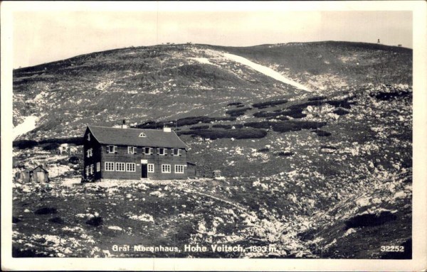 Graf Meranhaus, Hohe Veitsch Vorderseite