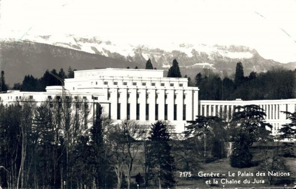 Genéve - Le Palais des Nations et la Chaine du Jura Vorderseite