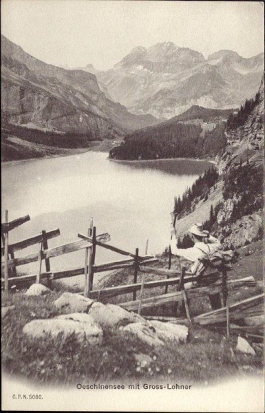 Oeschinensee Vorderseite