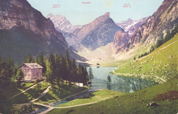 Seealpsee, Altmann und Säntis