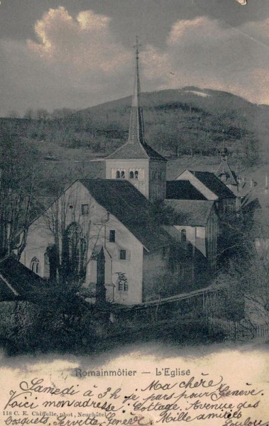 Romainmôtier, L'Eglise Vorderseite