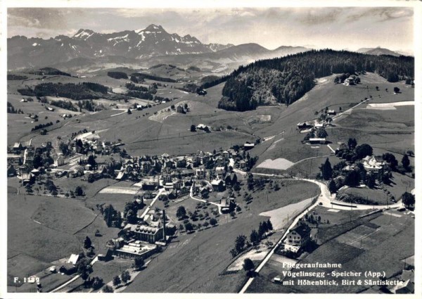 Vögelinsegg - Speicher mit Höhenblick, Birt & Säntiskette Vorderseite