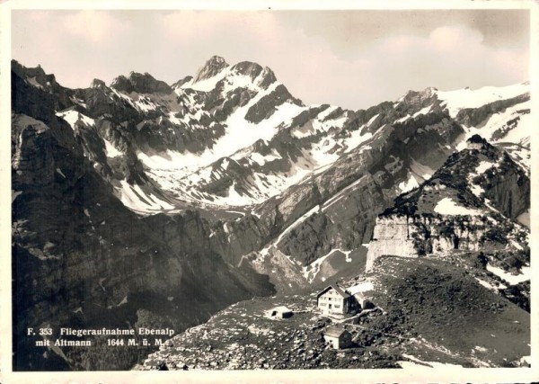 Ebenalp mit Altmann Vorderseite