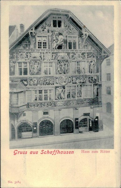 Gruss aus Schaffhausen Vorderseite