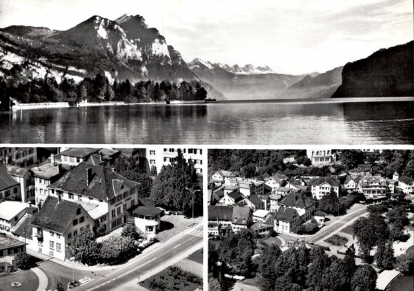 Parkhotel Schwert am Walensee, Weesen SG - Flugaufnahmen Vorderseite