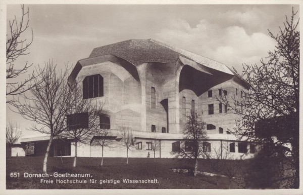 Dornach - Goetheanum. Freie Hochschule für geistige Wissenschaft.