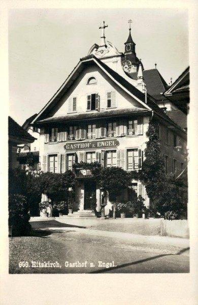 Gasthof zum Engel, Hitzkirch Vorderseite