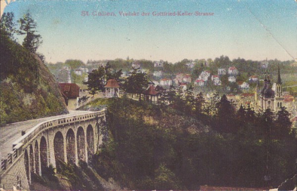 St. Gallen, Viadukt der Gottfried-Keller-Strasse
