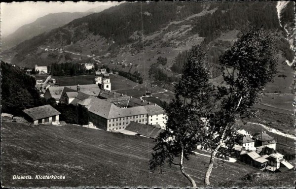 Disentis. Klosterkirche Vorderseite