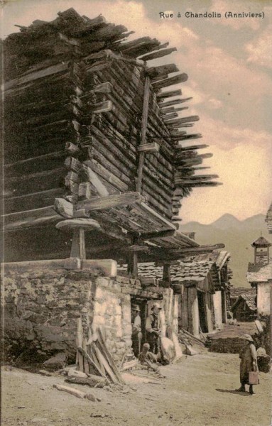 Rue à Chandolin Vorderseite