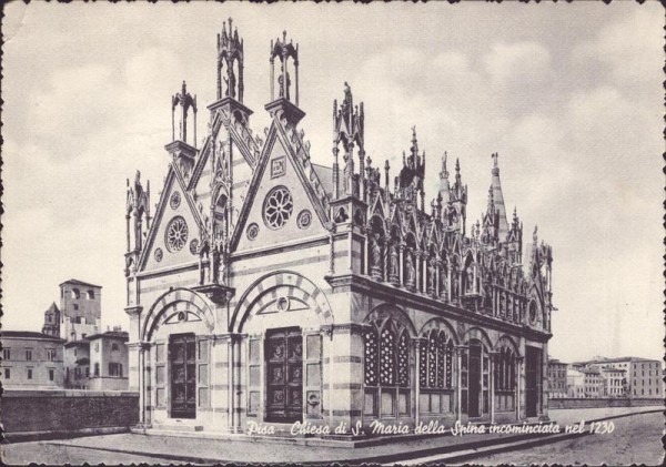 Chiesa di S. Maria della Spina, Pisa Vorderseite