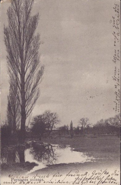 Paysages suisses Vorderseite