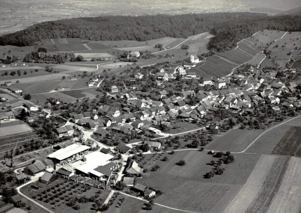 Wilchingen SH, Flugaufnahme Vorderseite