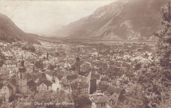 Chur gegen die Oberalp. 1916