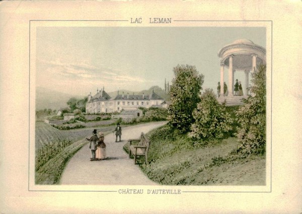 Le château d'Hauteville, Saint-Légier-La Chièsaz Vorderseite