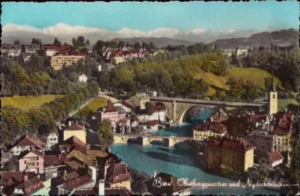 Bern - Obstbergquartier und Nydeckbrücken