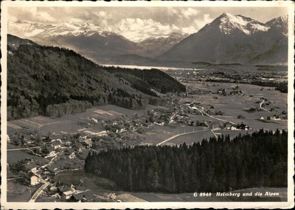 Heimberg und die Alpen Vorderseite