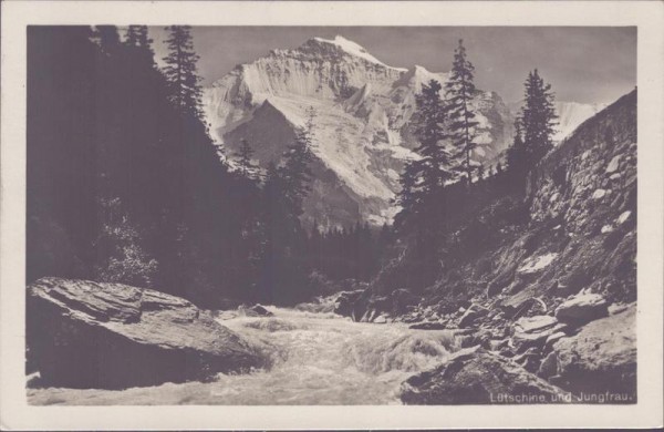 Lütschine und Jungfrau Vorderseite