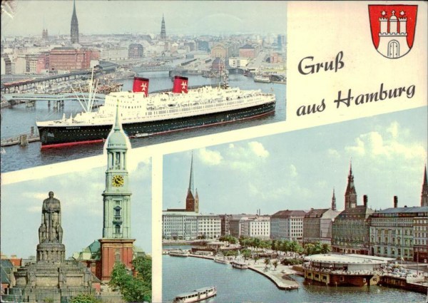 Gruss aus Hamburg Vorderseite