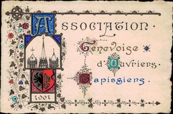 Association Genevoise d'ouvriers tapissiers Vorderseite