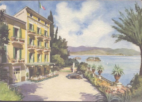 Stresa, Hotel Simplon Vorderseite