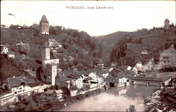 Fribourg, vue générale Vorderseite
