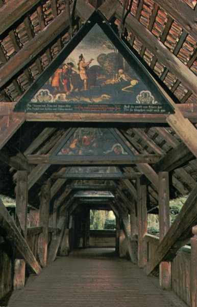 Spreuerbrücke, Luzern Vorderseite