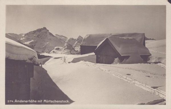 Amdenerhöhe mit Mürtenstock Vorderseite
