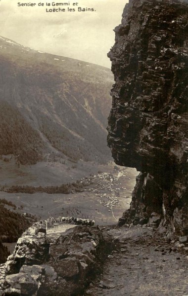 Gemmipass mit Leukerbad Vorderseite