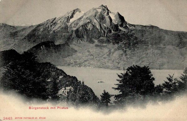 Bürgenstock mit Pilatus Vorderseite
