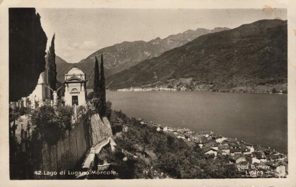 Lago di Lugano. Morcote. 1931 Vorderseite