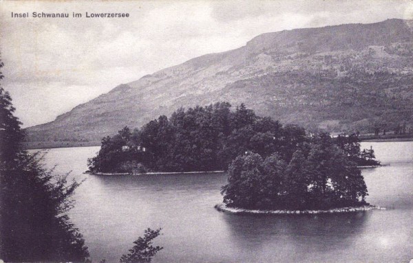 Insel Schwanau im Lowerzersee. 1918