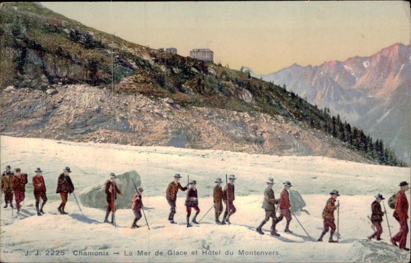 Chamonix - La Mer de Glace et Hotel du Montenvers Vorderseite