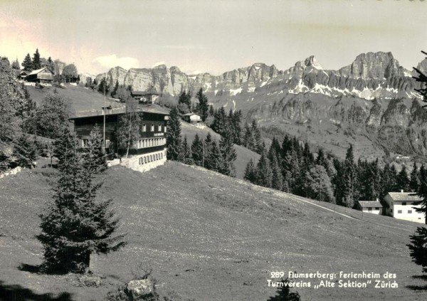 Flumserberg, Ferienheim  Vorderseite