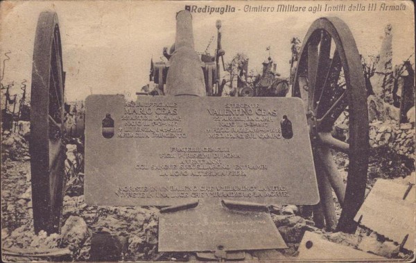 Redipuglia, Cimitero Militare Vorderseite
